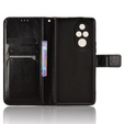 Cu clapetă pentru Honor 200 Pro 5G, Crazy Horse Wallet, negru