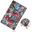 Husă pentru Samsung Galaxy Tab S6 Lite, Smartcase, graffiti