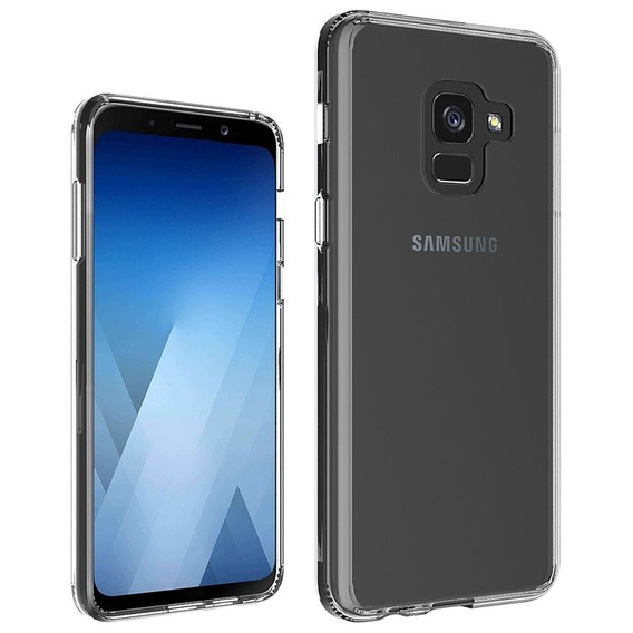 Huse pentru Samsung Galaxy A8 2018, Fusion Hybrid, transparentă