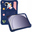 Husă din silicon pentru copii pentru Samsung Galaxy Tab A9 T220 X110 / X117, Armoured, Astronaut, albastru marin