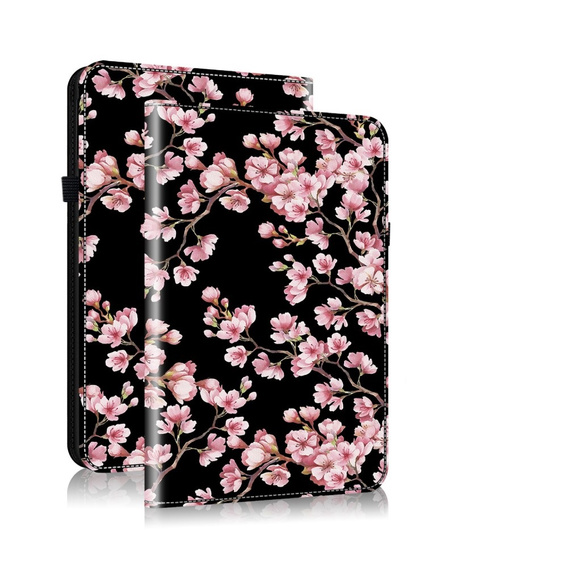 Husă pentru Apple iPad Air 13" 6 gen. 2024 (A2836, Smartcase, plum blossom