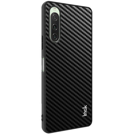 IMAK Huse pentru Sony Xperia 10 V, LX-5 Series, Carbon, negru