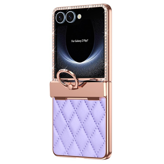 Husă cu sticlă pentru Samsung Galaxy Z Flip7 5G