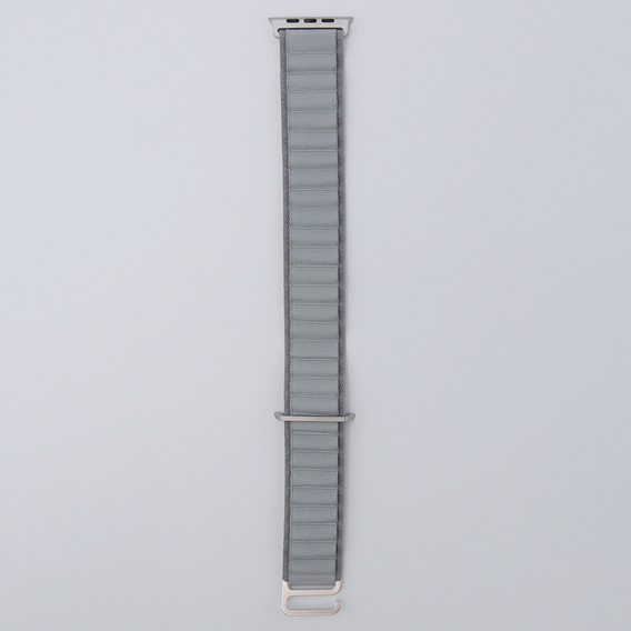 Curea din nailon pentru Apple Watch 1/2/3/4/5/6/7/8/SE/ULTRA 42/44/45/49mm, gri