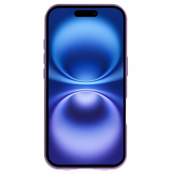 Husa pentru iPhone 16, Magnetic Dual Glass, violet