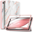 Huse pentru Samsung Galaxy Tab A7, Suritch Full Body Basic Marble, roz