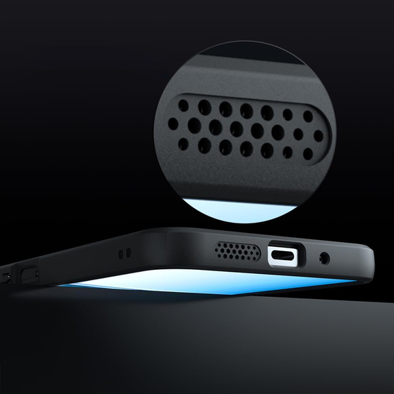 Matt Case pentru Xiaomi Redmi 15 5G / 4G, pentru MagSafe, negru translucid