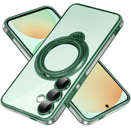 Carcasă magnetică pentru Samsung Galaxy S24 FE, pentru MagSafe, verde