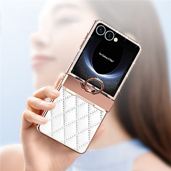 Husă cu sticlă pentru Samsung Galaxy Z Flip7 5G