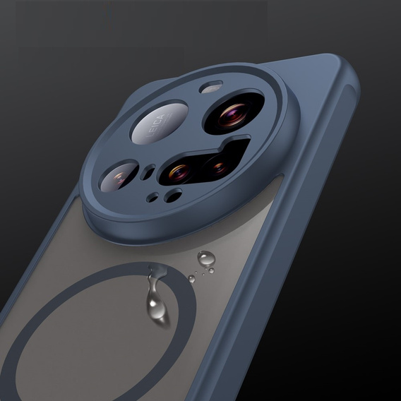 Husă pentru Xiaomi 15 Ultra, pentru MagSafe, ERBORD Matt Case, albastru