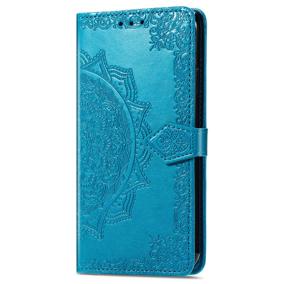 Cu clapetă pentru Xiaomi 14T Pro, Mandala, albastru