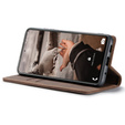 Husa CASEME pentru Samsung Galaxy S20 FE, Leather Wallet Case, maro