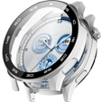 Carcasă 2in1 + sticlă călită pentru Huawei Watch GT 5 46mm, transparentă