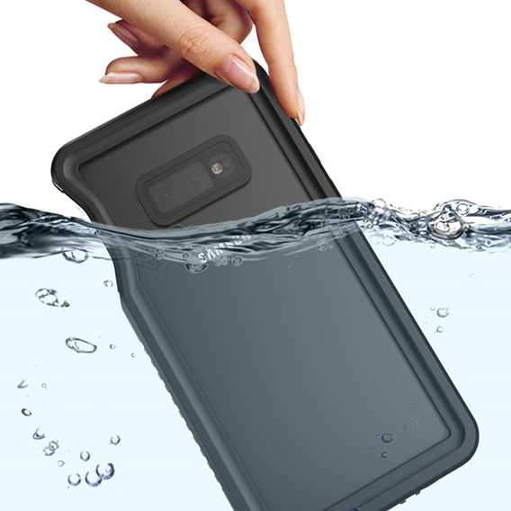 Husă impermeabilă IP68 pentru Samsung Galaxy S10e, negru