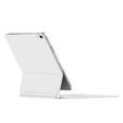 Husă de tastatură pentru iPad Air 13" 2024, Magnetic Keyboard Touchpad, alb