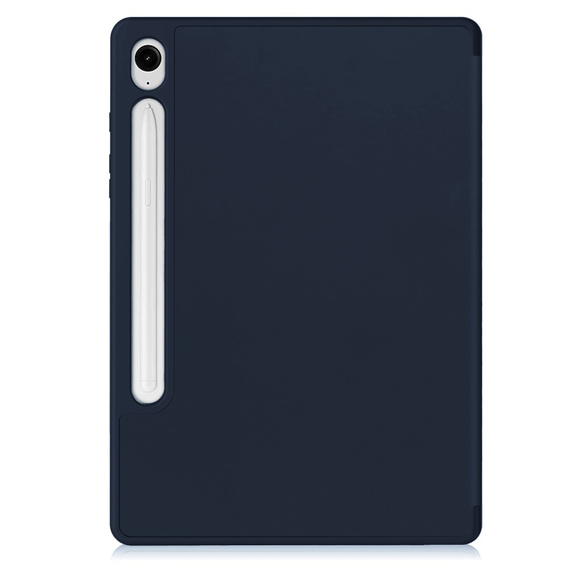 Husă pentru Samsung Galaxy Tab S10 FE+ Plus, Smartcase cu spațiu pentru stylus, albastru închis