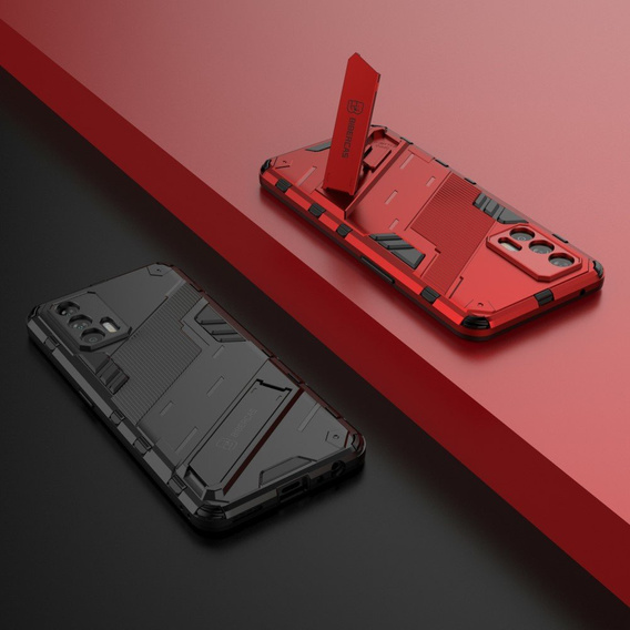 Husa pentru Realme GT 5G, Military kickstand, albastru