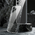 Husă pentru iPhone 17, cu capac pentru cameră, transparentă