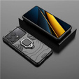 Huse pentru Xiaomi Poco X6 Pro 5G, Kickstand Ring, negru