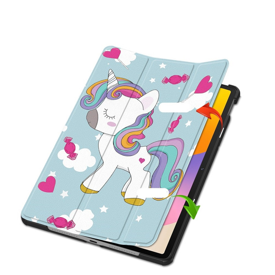 Husă pentru Huawei MatePad SE 11 2024, Smartcase, unicorn