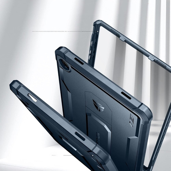 Husă blindată pentru Galaxy Tab A9, Dexnor Full Body, albastru închis