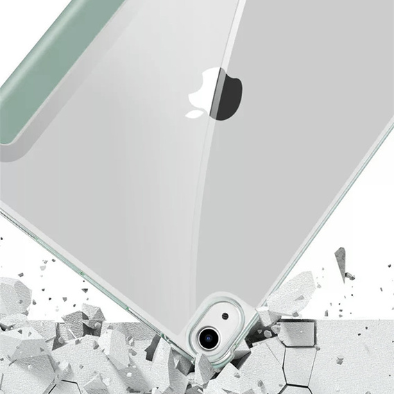 Husă pentru iPad 10.9 2022 10 GEN, Smartcase Hybrid, cu spațiu pentru stylus, verde