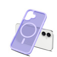 Carcasă Matt pentru iPhone 17, pentru MagSafe, violet translucid