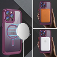 Husă pentru iPhone 14 Pro Max, ERBORD Impact Guard, MagSafe, maroon