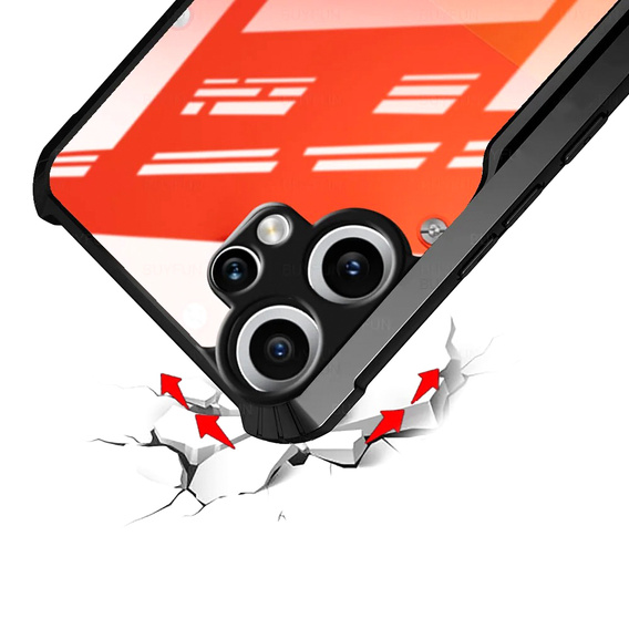 Huse pentru CMF Nothing Phone 2 Pro, AntiDrop Hybrid, negru