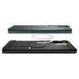 Carcasa Spigen pentru Samsung Galaxy S25 Ultra, Tough Armor Mag MagSafe, verde + 9H Tempered Glass