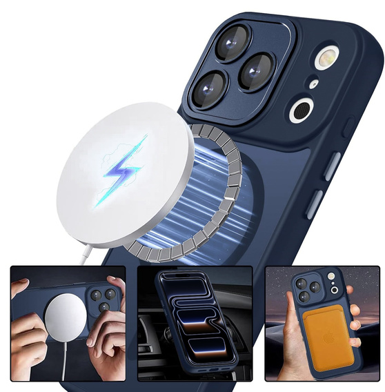 Husă hibridă ERBORD Matt Case pentru MagSafe pentru iPhone 17 Pro Max