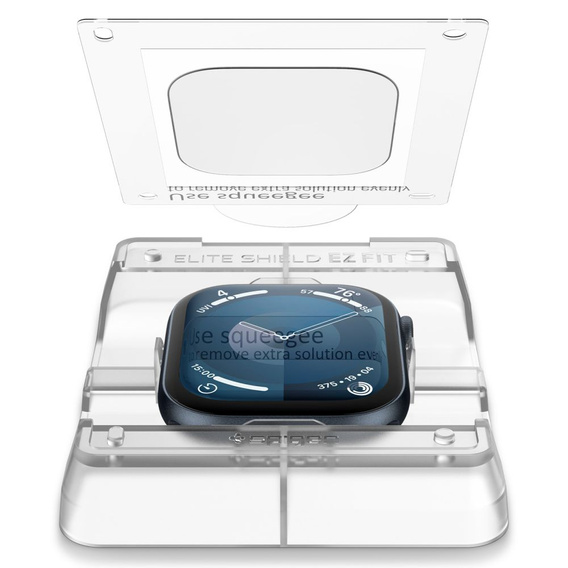 Spigen ProFlex EZ FIT, Szkło hybrydowe do Apple Watch 7/8 41MM, Clear (2 sztuki)