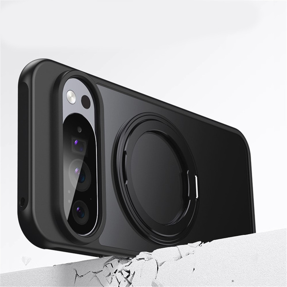 Husă pentru Google Pixel 10 Pro XL , pentru MagSafe, cu suport, negru