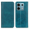 Huse pentru Xiaomi Redmi Note 13 Pro 5G, Wallet Litchi Leather, verde