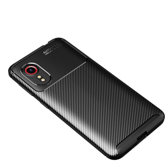 Huse pentru Samsung Galaxy Xcover 5, Carbon Gel, negru