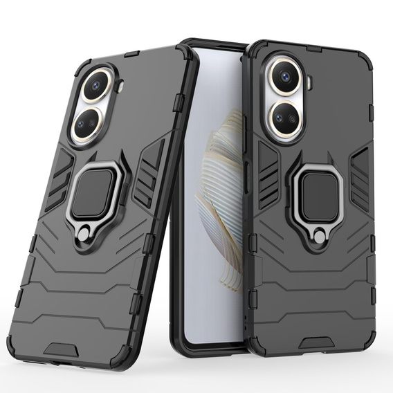 Huse pentru Huawei nova 10 SE, Kickstand Ring, negru