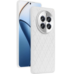 Carcasă pentru Realme 12 Pro 5G / 12 Pro+ 5G, Rhombus, alb