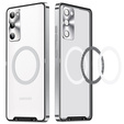 Carcasă de protecție pentru camera foto pentru Samsung Galaxy S20 FE, CamShield MagSafe, transparent / argintiu