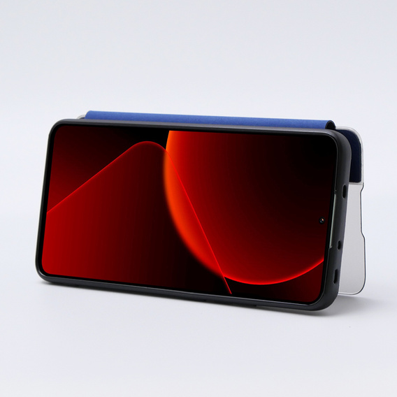 Husă pentru Xiaomi 13T / 13T Pro, cu clapetă Side View, albastru