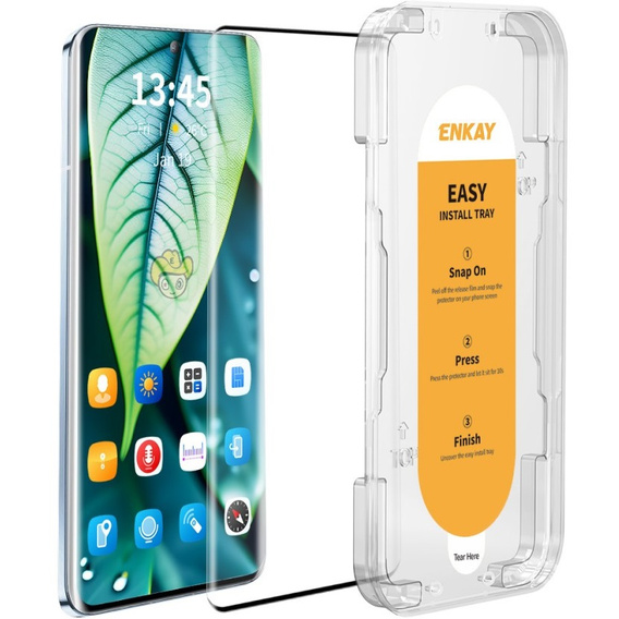 ENKAY sticlă călită ENKAY pentru Xiaomi Redmi Note 14 Pro+ 5G, negru
