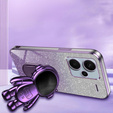 Husa pentru Xiaomi Redmi Note 13 Pro+, Glitter Astronaut, violet