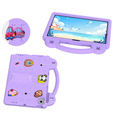 Husă pentru copii pentru Lenovo M10 X306 2 Gen / M10 Plus TB-X606 10.3 / Samsung Tab A 10.1 T510/515 / K10 X6C6, Cute Patterns, cu suport, violet