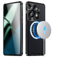 Carcasă de protecție pentru camera foto pentru OnePlus 12 5G, CamShield MagSafe, transparent / negru