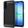 Carcasa Spigen pentru Samsung Galaxy A16 4G/ 5G, Rugged Armor MagSafe, negru + Tempered Glass 9H