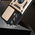 Husă blindată pentru Motorola Edge 20 Pro, CamShield Slide, de aur