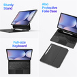 Carcasă cu tastatură Bluetooth Dux Ducis pentru Samsung Galaxy Tab S10 Ultra / S9 Ultra / S8 Ultra