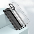 Huse pentru Oppo A17, Fusion Hybrid, transparent / negru