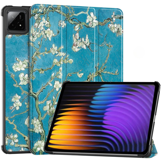 Husă pentru Xiaomi Pad 7 / 7 Pro, Smartcase, Flowers