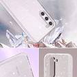Huse pentru Samsung Galaxy S23, Glittery Powder, transparentă