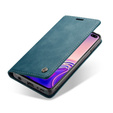 Husa CASEME pentru Samsung Galaxy S10 Plus, Leather Wallet Case, albastru